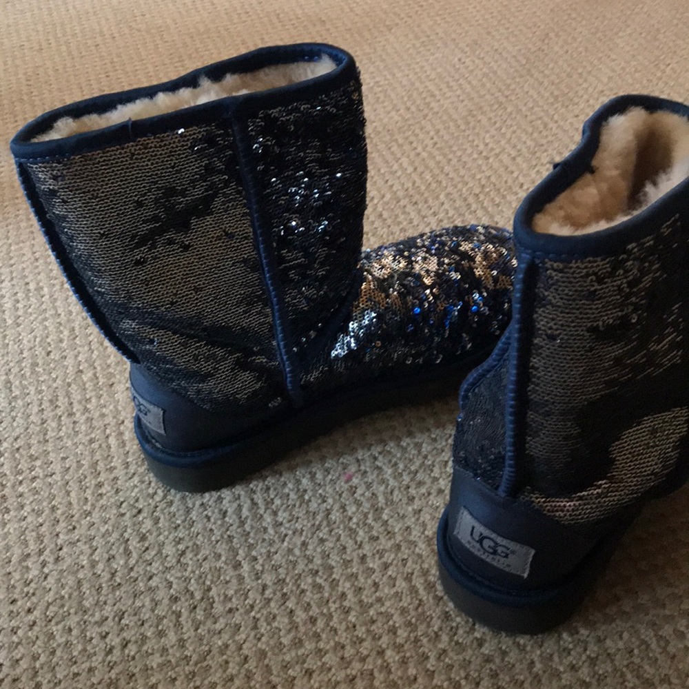 Blue SPARKLY UGGS